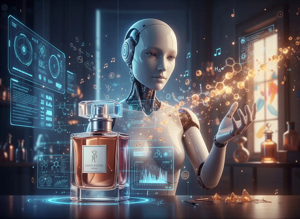 O robô que sente: A fusão entre algoritmos e alta perfumaria