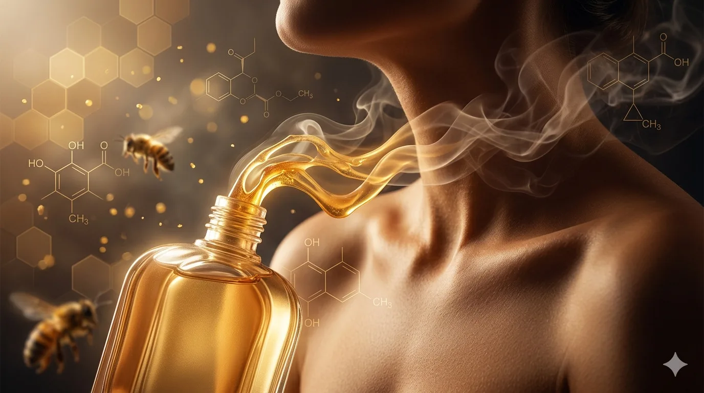 O Segredo Dourado: Como as Notas de Mel Criam Sensualidade nas Fragrâncias