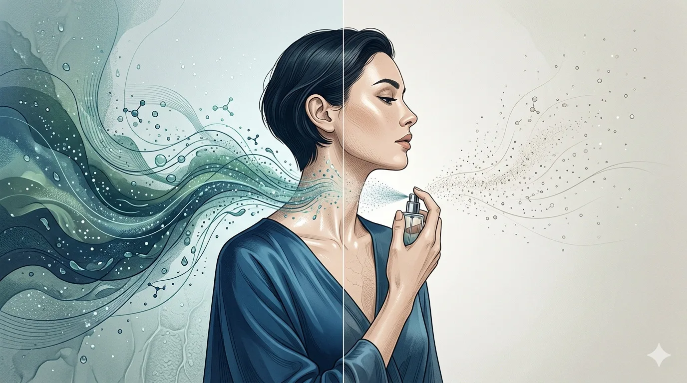 Como o clima seco muda a projeção das fragrâncias