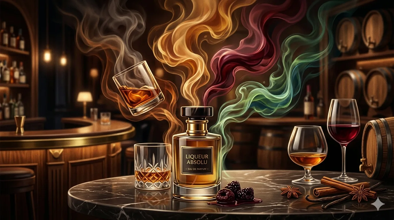 Notas Licorosas: o Efeito "Bebida" em Fragrâncias Modernas