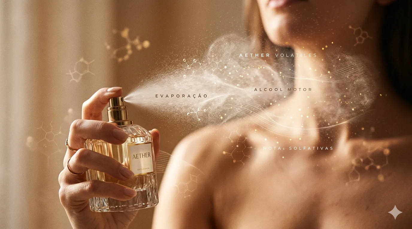 O papel do álcool na perfumaria: por que ele é essencial para a projeção?