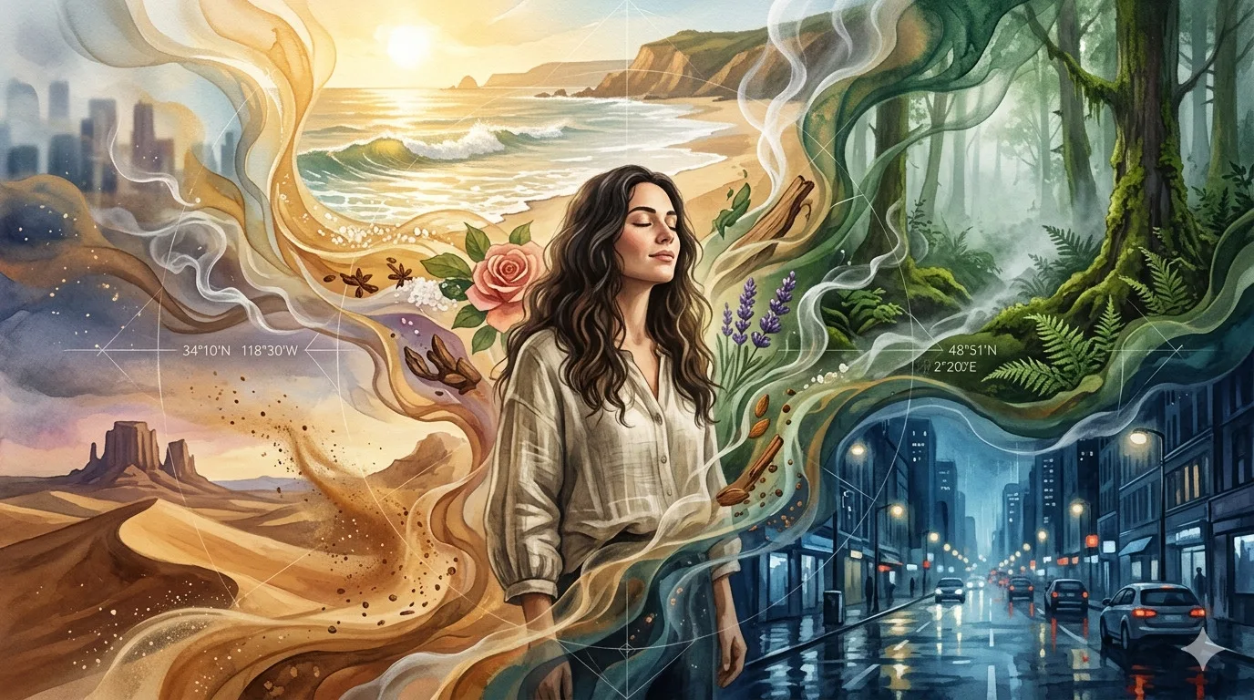O Mapa Invisível: Como a Perfumaria Recria o Aroma de Lugares que Você Nunca Mais Vai Esquecer