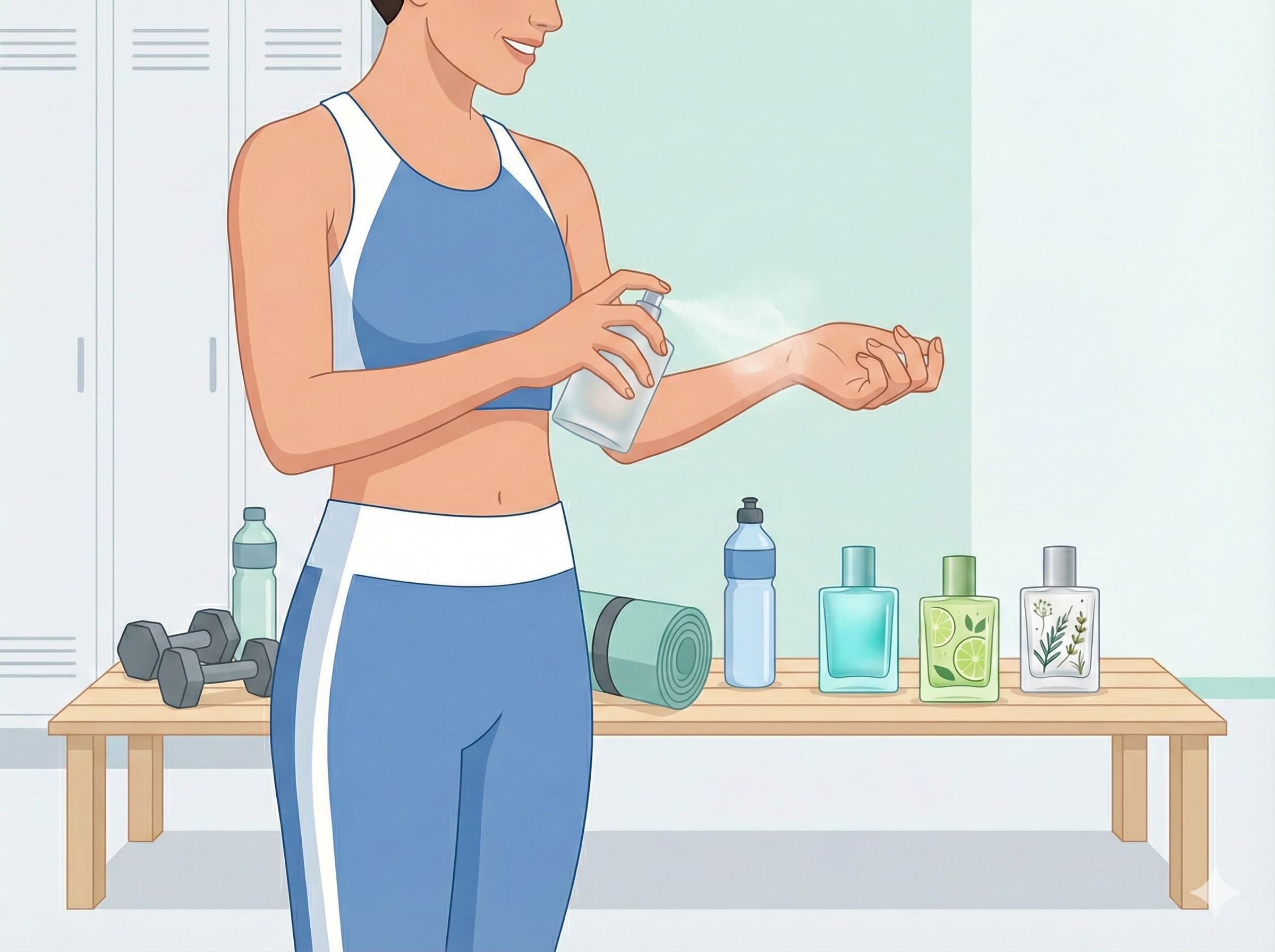 Fragrâncias para academia e esportes